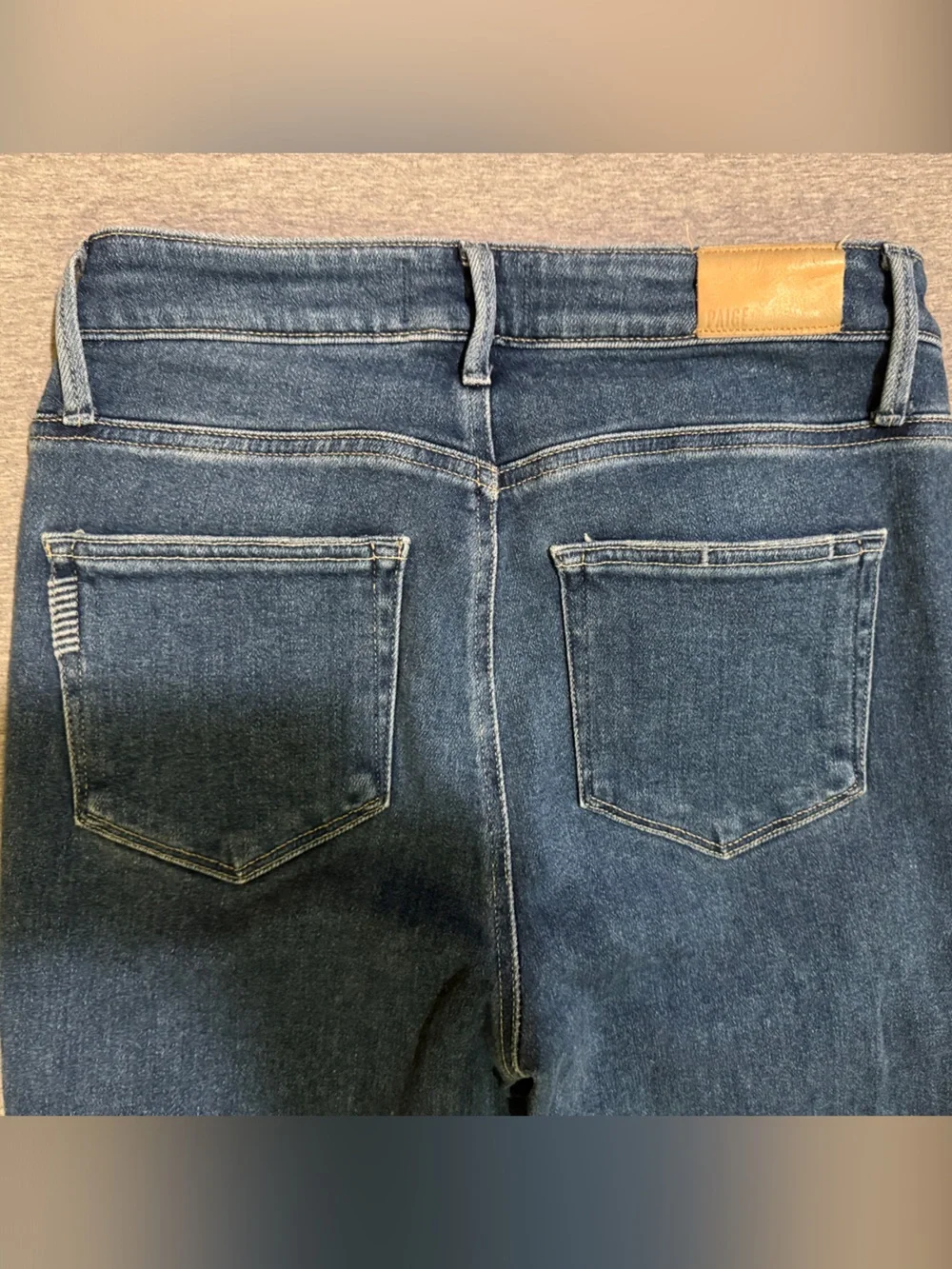 PAIGE Indigo Straight-Leg High-Rise Button-Fly Cindy Jeans